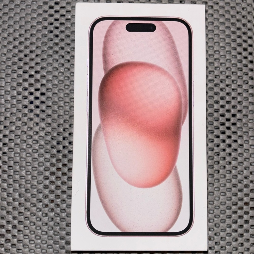 Apple iPhone 15 Pink 128 GB Box Only  Empty